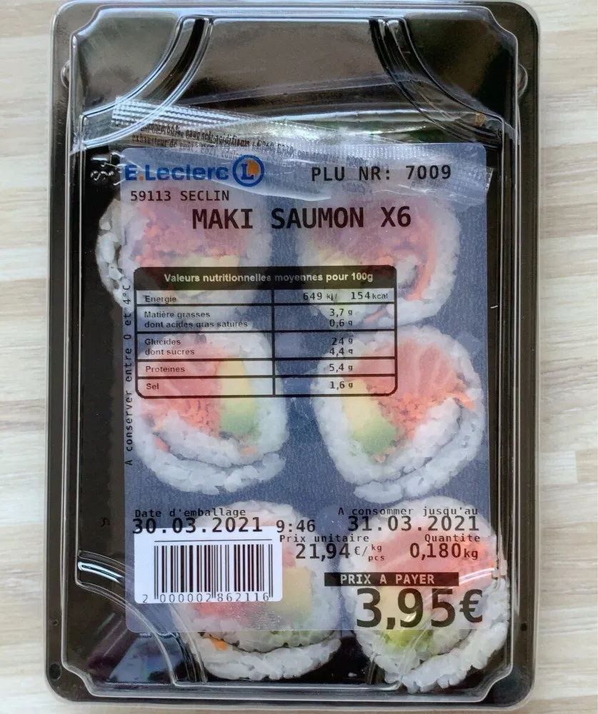 Maki saumon