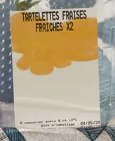 Tartelette fraises fraiches