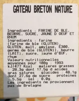 Gateau breton nature