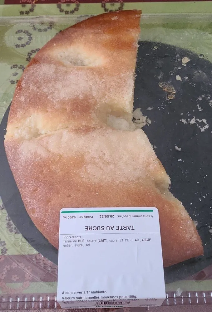 Tarte au sucre