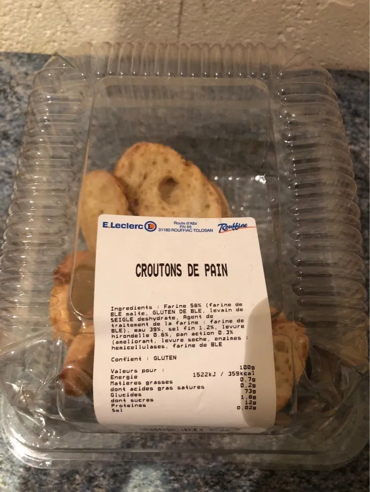 Crouton de pain