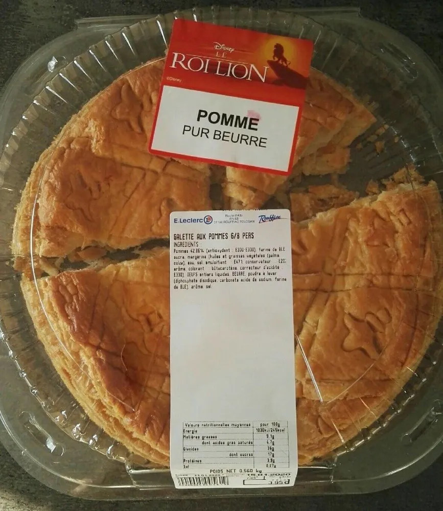 Galette aux pommes pur beurre