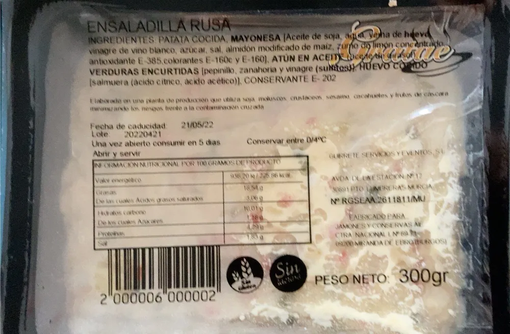 ENSALADILLA RUSA