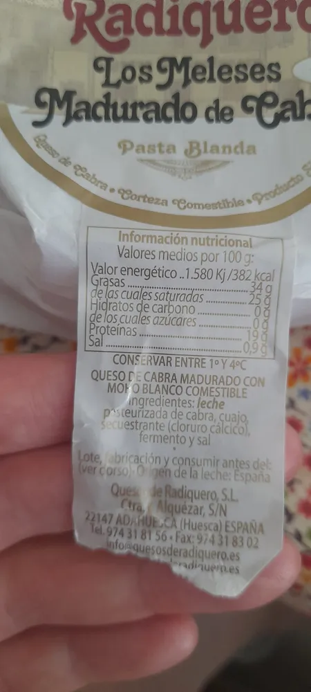 Los Meleses Madurado de Cabra Pasta Blanda