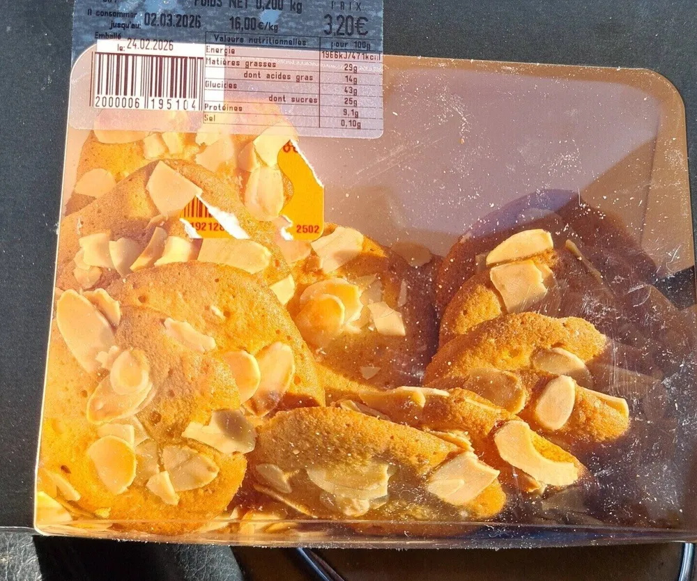 Palet aux amandes