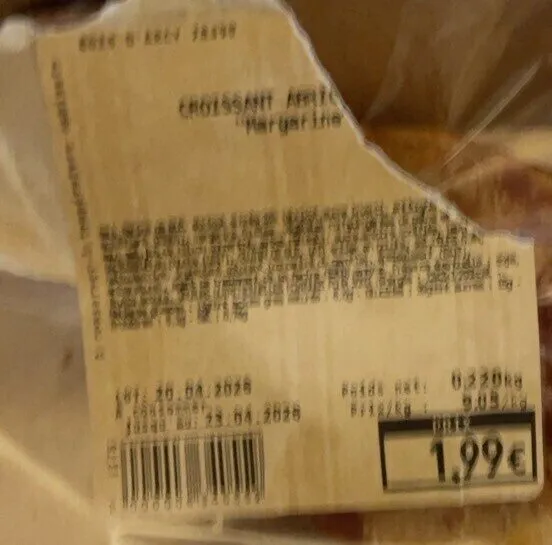 Croissant a l’abricot