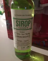 Sirop concentré de saveur Citron Vert Menthe