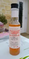 Sirop concentré de pamplemousse pétale de rose