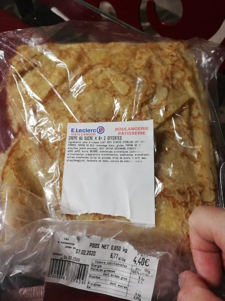Crêpe sucré