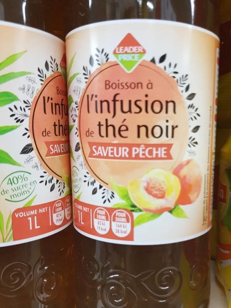 Infusion de thé noir - Saveur Pêche