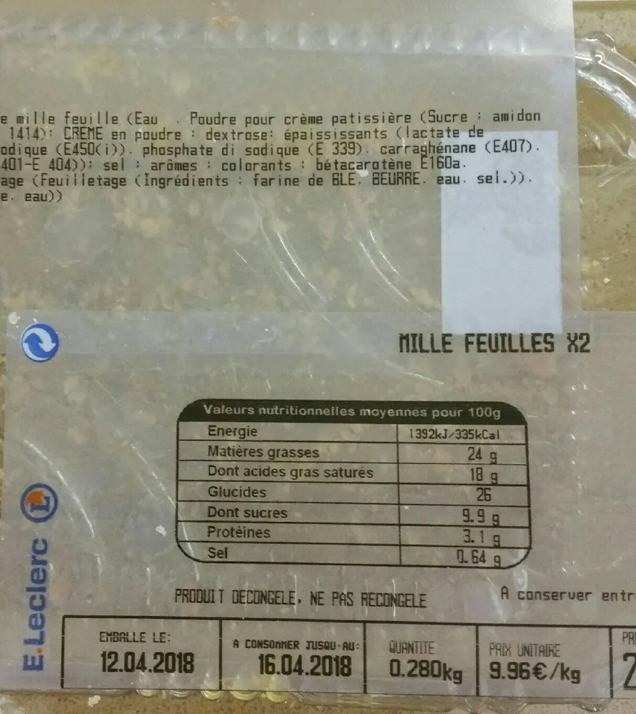 Mille feuilles