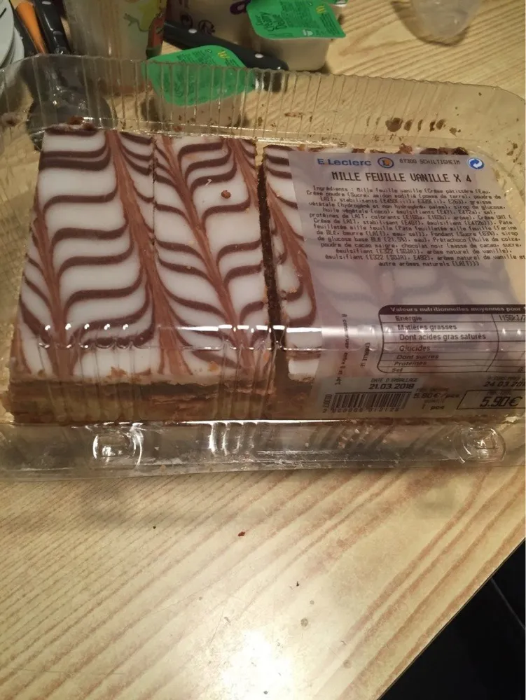 Mille feuille vanille