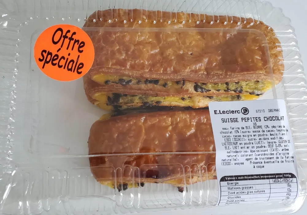 Suisse pépites chocolat