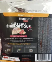 Gâteau Energetique - fruits rouges