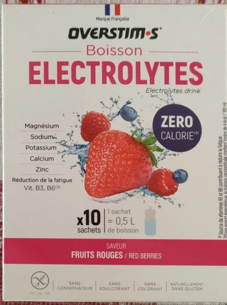 Boisson électrolytes