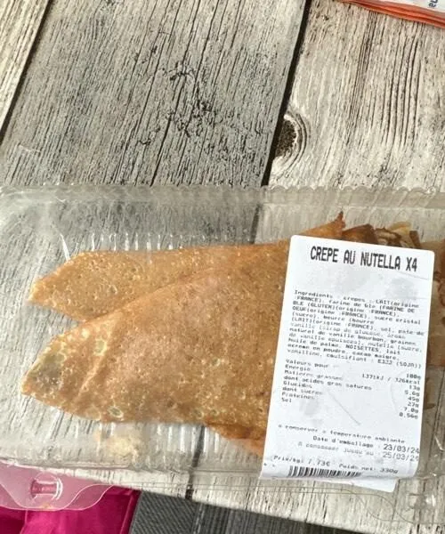 Crepe au nutella