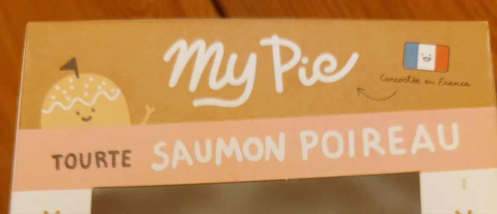 Tourte saumon poireau