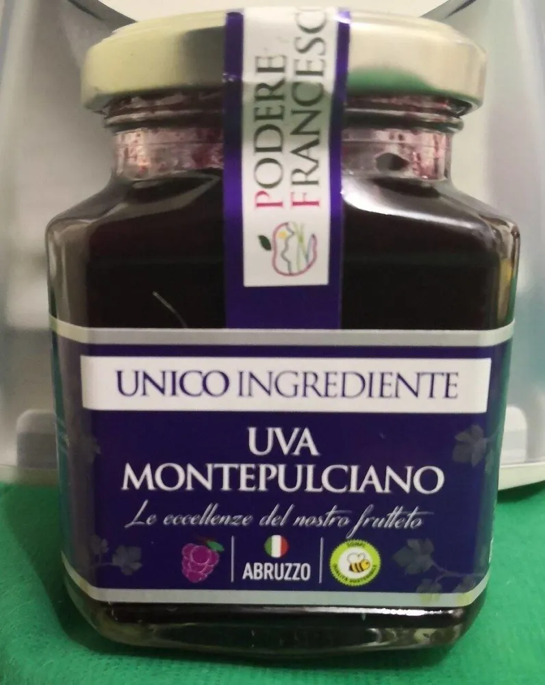Confettura uva montepulciano