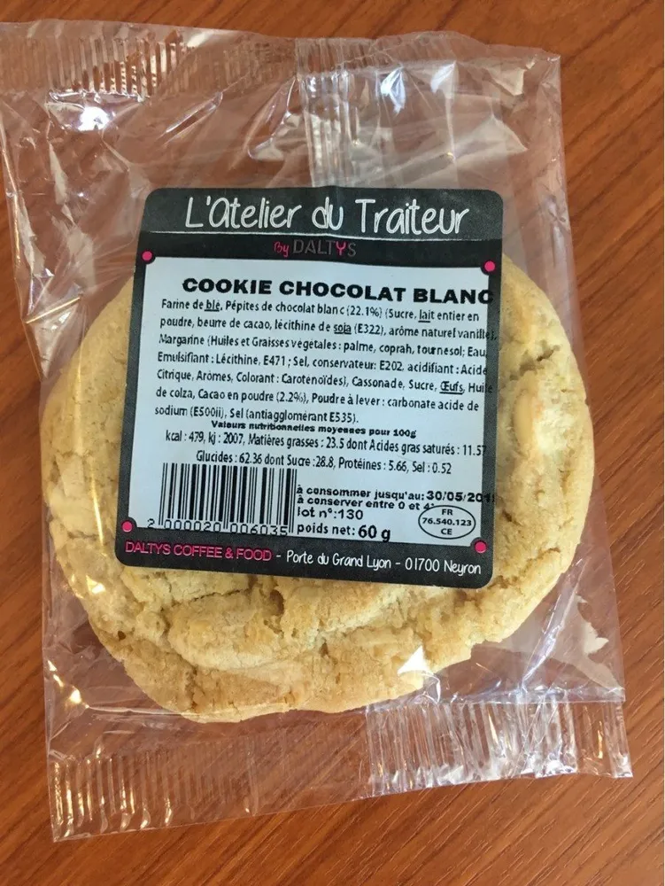 Cookie chocolat blanc