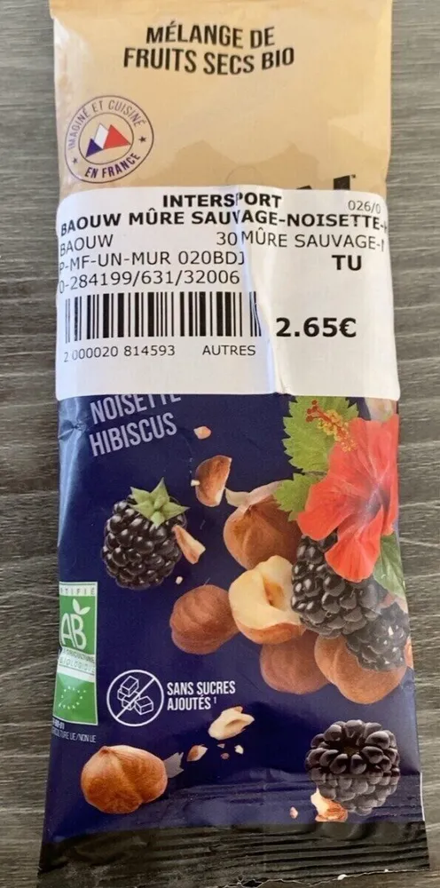 Baouw mure sauvage noisette