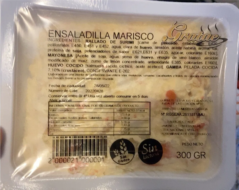 ENSALADILLA MARISCO
