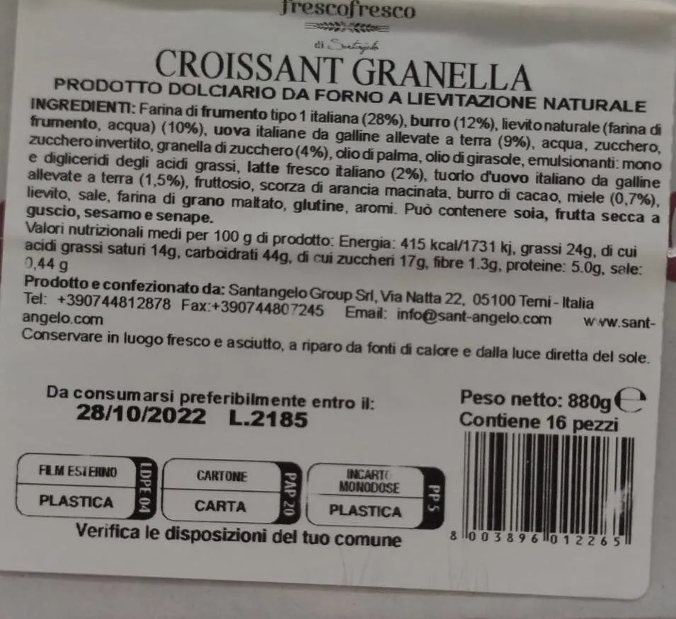 Croissant Granella