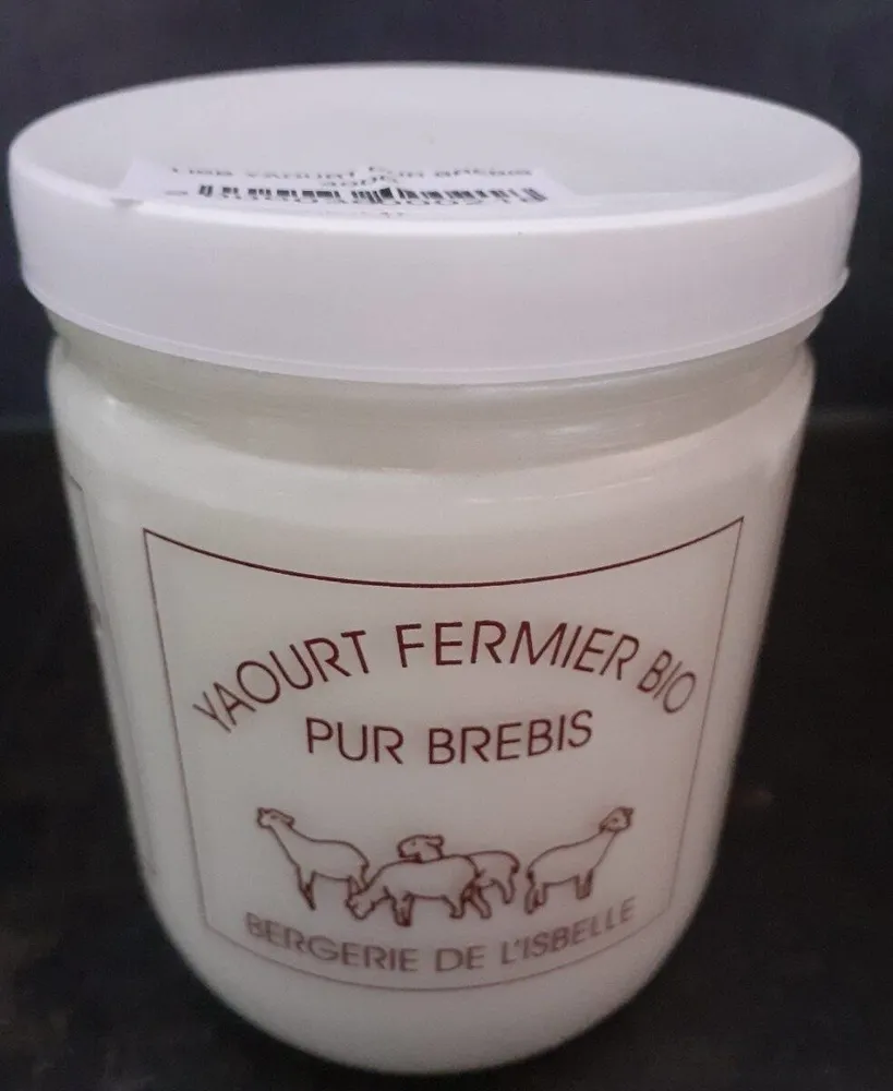 Yaourt fermier bio pur brebis