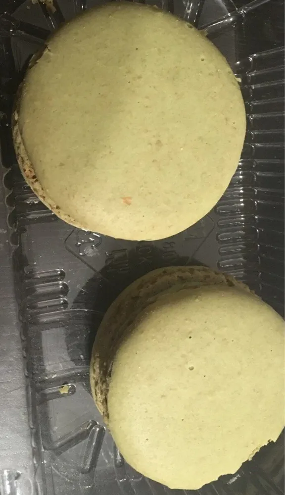 Gros macaron pistache