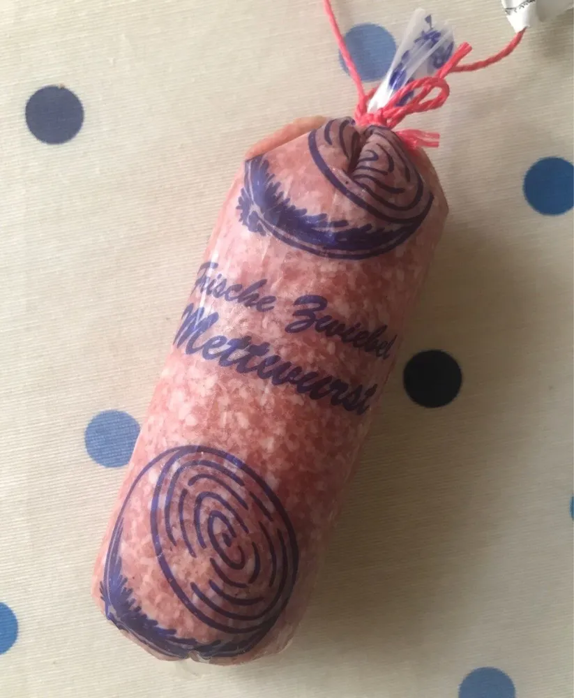 Frische Zwiebel Mettwurst