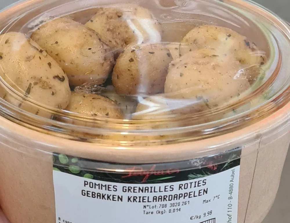 Pommes grenailles roties