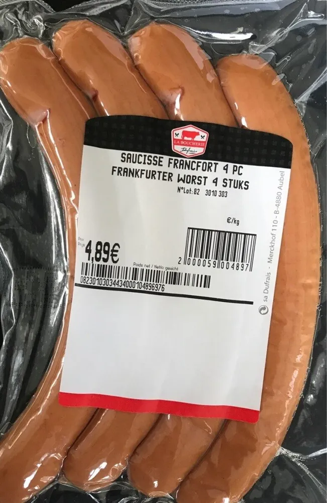 Saucisse Francfort 4PC