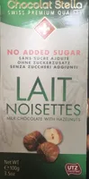 Lait noisettes sans sucre ajouté