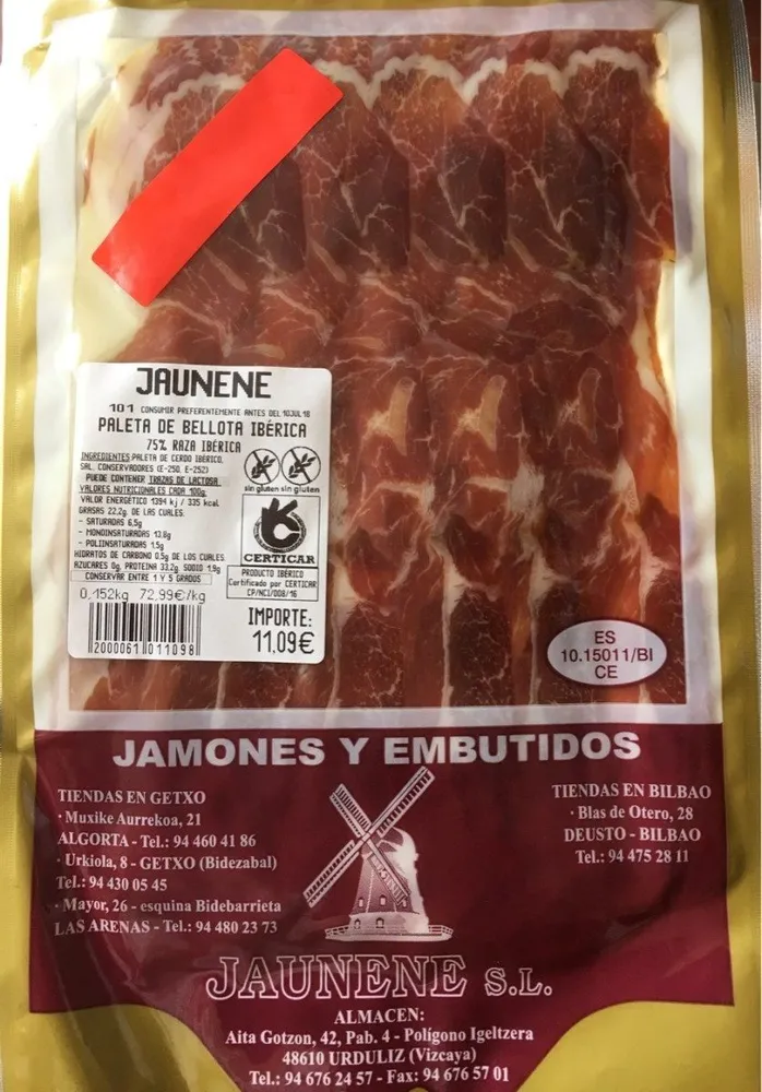 Paleta de bellota ibérica