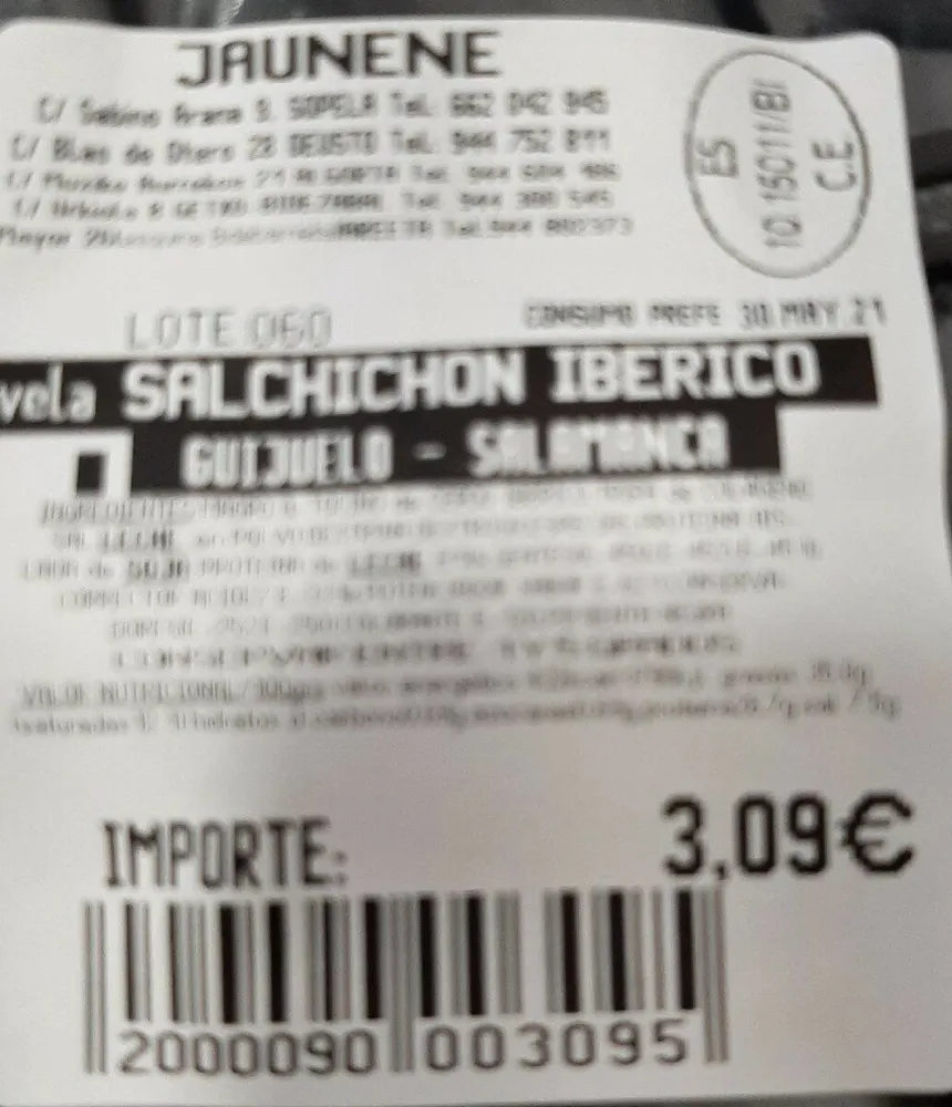 Salchichón Iberico