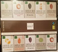 Assortiment de 30 tablettes de chocolat