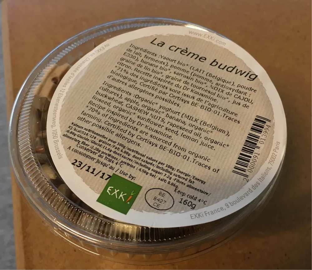 La crème Budwig