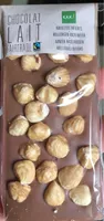 Chocolat lait noisettes entières