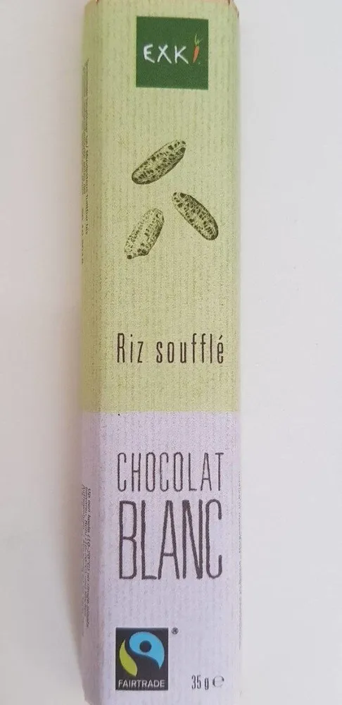 Chocolat blanc riz soufflé