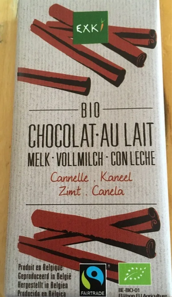 Chocolat au Lait Cannelle Bio