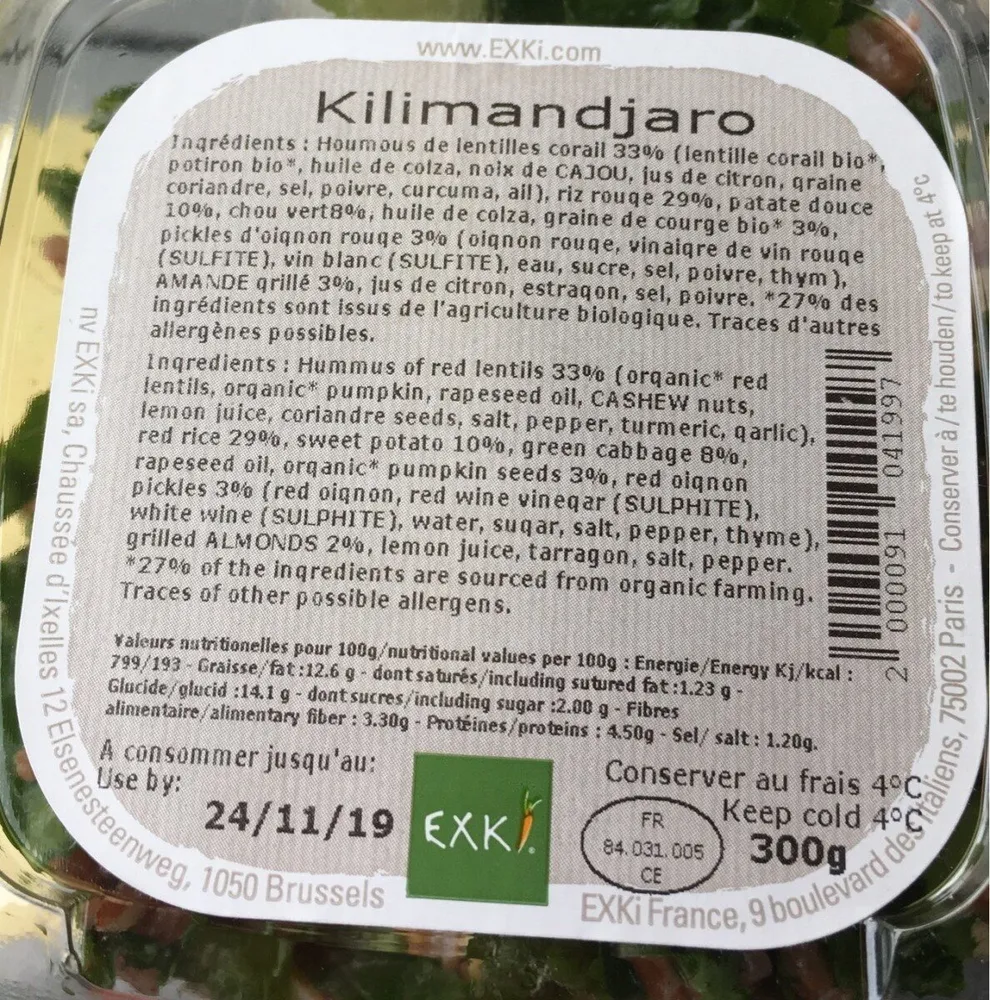 Salade Kilimandjaro
