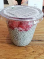 Crème de Chia, coco, framboise