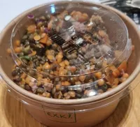 Salade lentilles carotte jambon