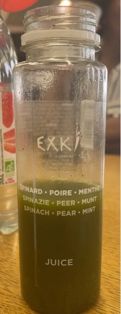 Juice épinard poire menthe