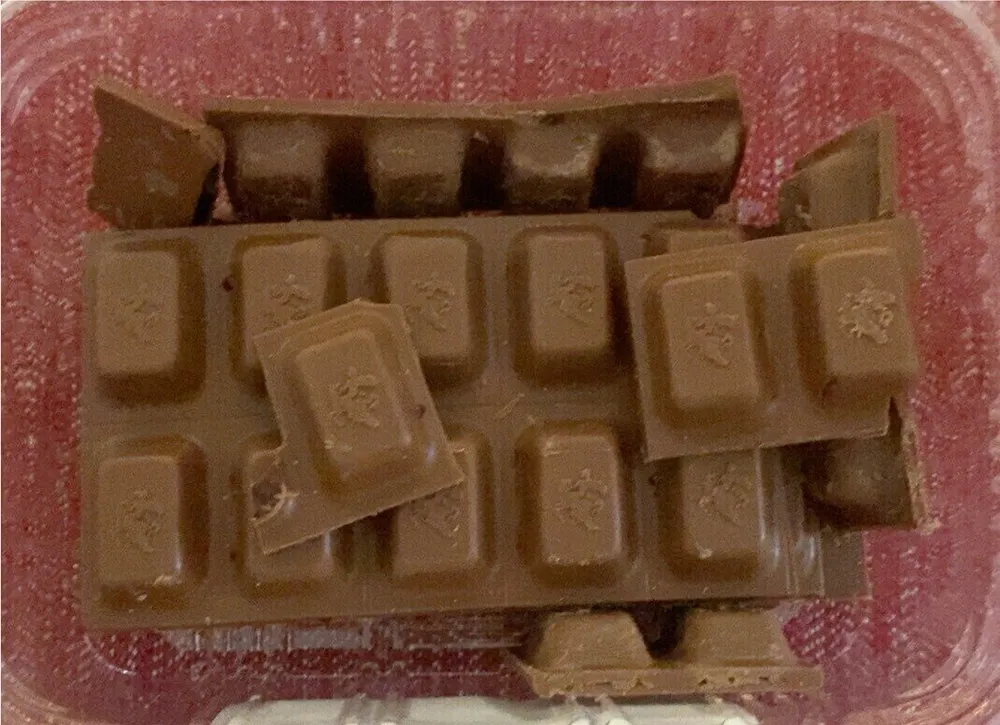 Chocolat fourrees myrtilles