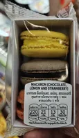 MACARON (CHOCOLATE, LEMON AND STRAWBERRY)
