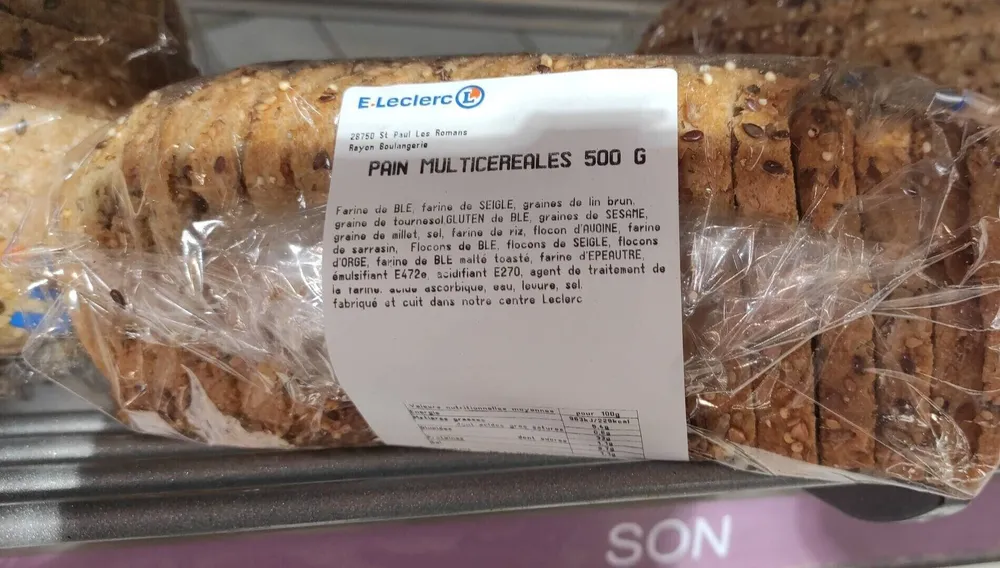 Pain multi céréales E.Leclerc