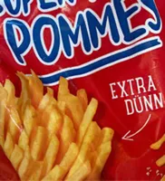 Pommes extra dünn