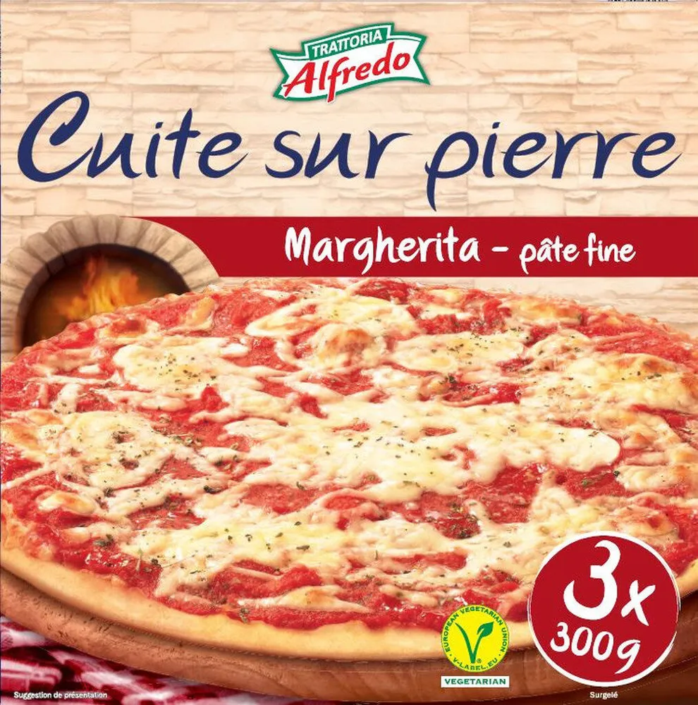 Pizza Margherita - pâte fine