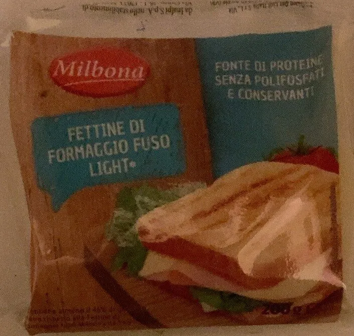 Fettine di formaggio fuso light