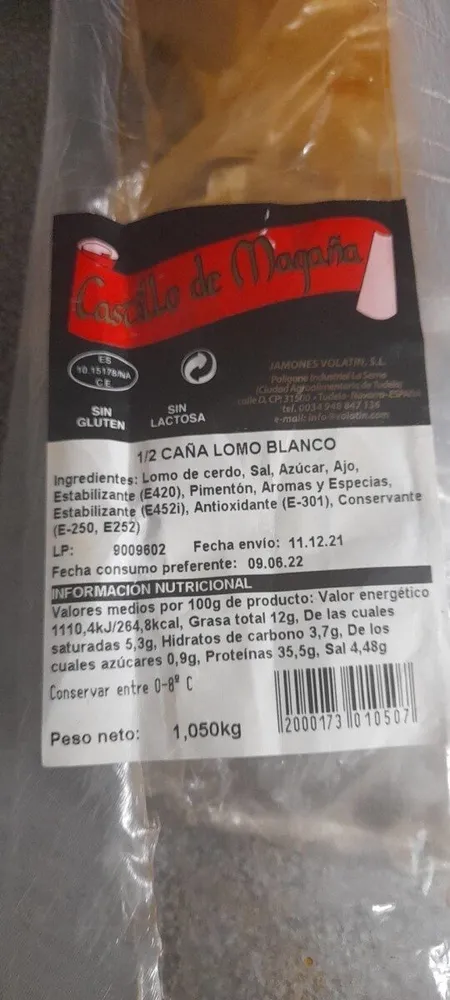 Caña de lomo balnco